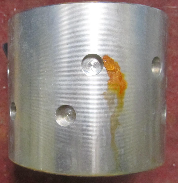 Nickel coating a TAC can reduce corrosion, as shown on this lower cone sleeve