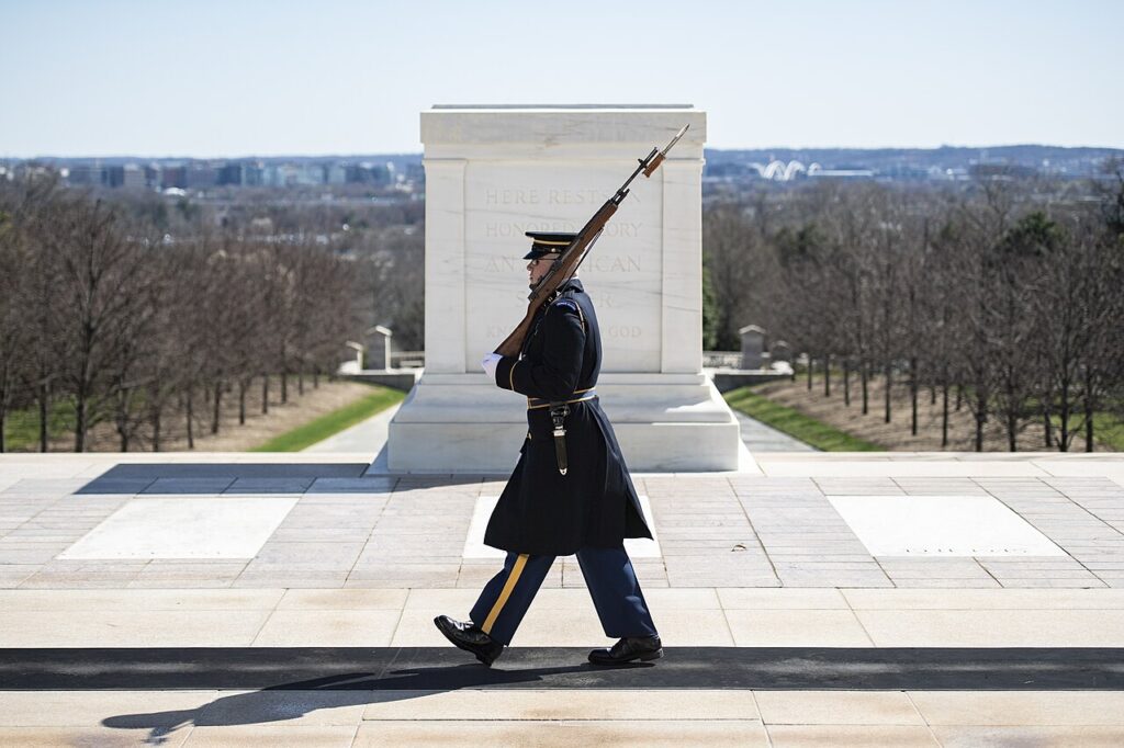 Guarding the Tomb of the Unknown Soldier